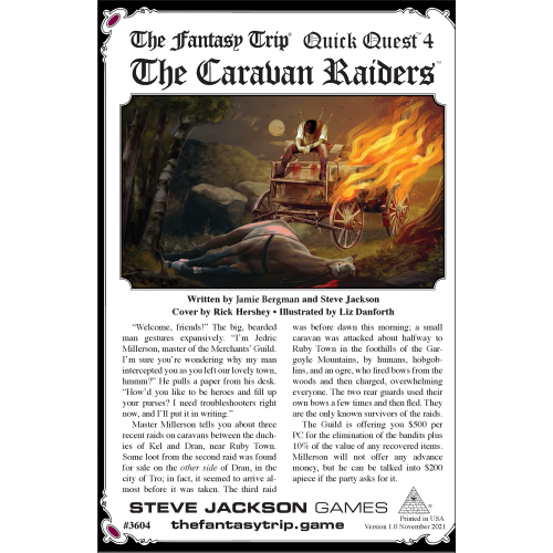 Quick Quest 4: The Caravan Raiders cover